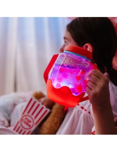 Bocal de jeu sensoriel corail - Glo Pals