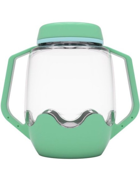 Bocal de jeu sensoriel vert - Glo Pals