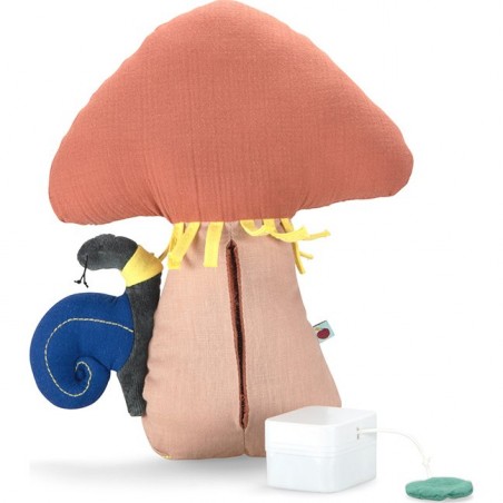 Coussin boite à musique Champignon - Pomme des Bois - Moulin Roty