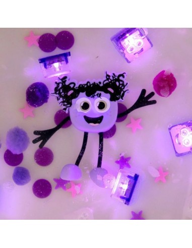 Coffret Personnage violet Lila - Jouet de bain - Glo Pals