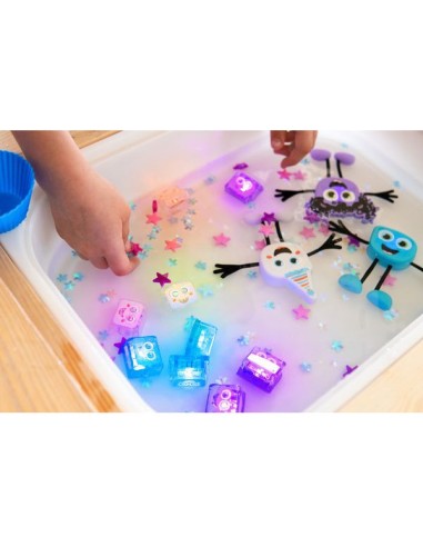 Coffret Personnage violet Lila - Jouet de bain - Glo Pals