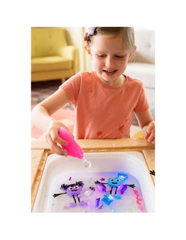 Coffret Personnage violet Lila - Jouet de bain - Glo Pals