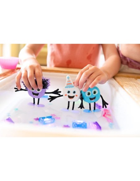 Coffret Personnage violet Lila - Jouet de bain - Glo Pals