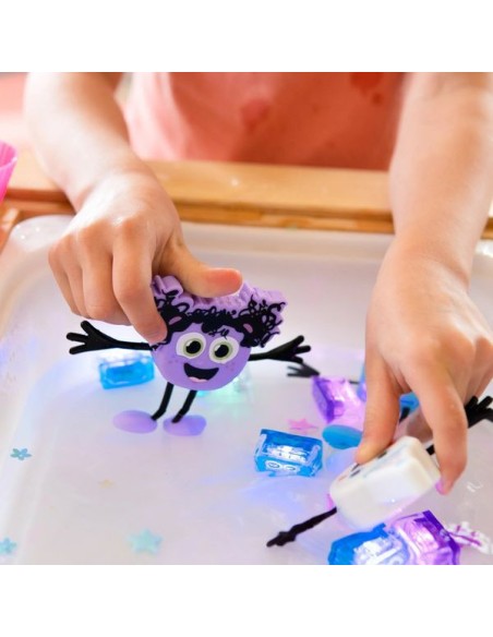 Coffret Personnage violet Lila - Jouet de bain - Glo Pals