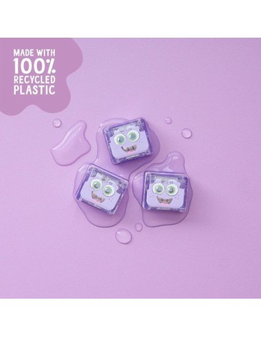 Cubes lumineux violets Lila - Jouet de bain - Glo Pals