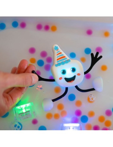 Coffret Personnage blanc Party Pal - Jouet de bain - Glo Pals