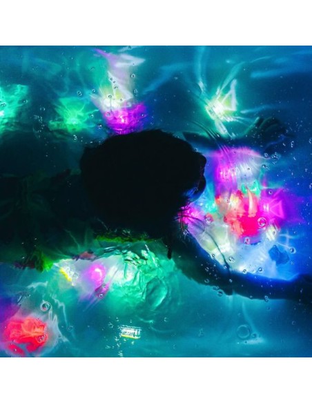 Cubes lumineux blancs Party Pal - Jouet de bain - Glo Pals