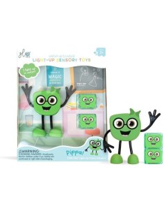 Coffret Personnage vert Pippa - Jouet de bain - Glo Pals