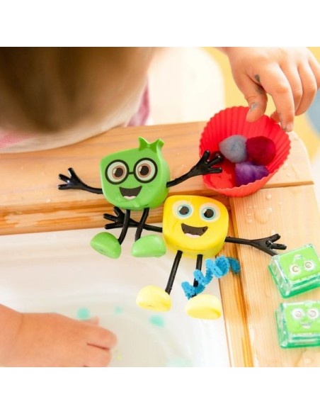 Coffret Personnage vert Pippa - Jouet de bain - Glo Pals