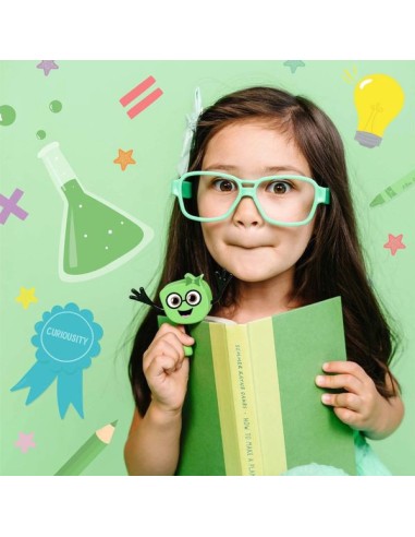 Coffret Personnage vert Pippa - Jouet de bain - Glo Pals