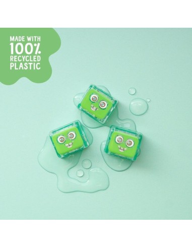 Cubes lumineux verts Pippa - Jouet de bain - Glo Pals