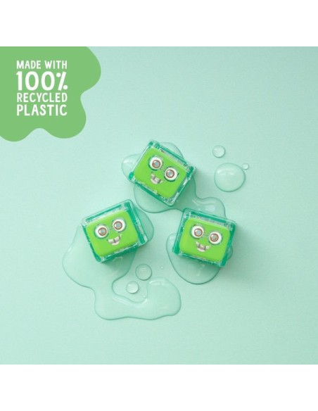 Cubes lumineux verts Pippa - Jouet de bain - Glo Pals