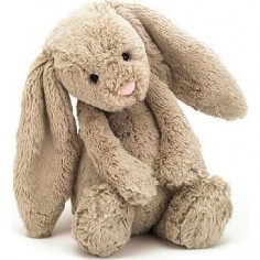 Peluche Lapin Beige 31cm - Bashful - Jellycat