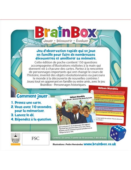 BrainBox Pocket : Personnages Historiques - Bezzerwizzer Studio