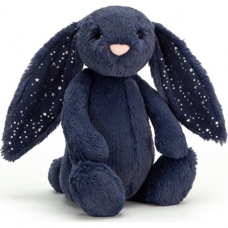 Peluche Lapin Bleu Nuit 31cm - Bashful Stardust - Jellycat