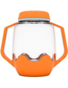 Bocal de jeu sensoriel orange - Glo Pals