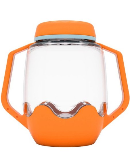 Bocal de jeu sensoriel orange - Glo Pals