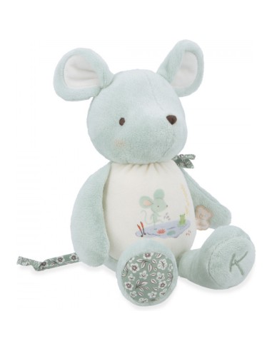 Peluche souris pour l'éveil sonore de bébé, dès la naissance - Kaloo