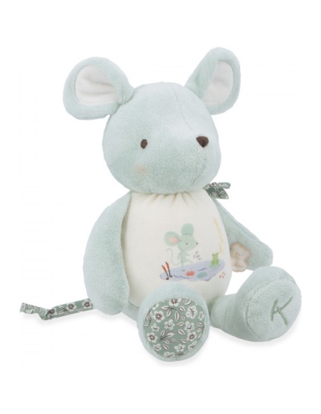 Peluche souris pour l'éveil sonore de bébé, dès la naissance - Kaloo
