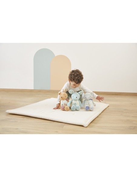 Peluche éléphant pour l'éveil sonore de bébé, dès la naissance - Kaloo