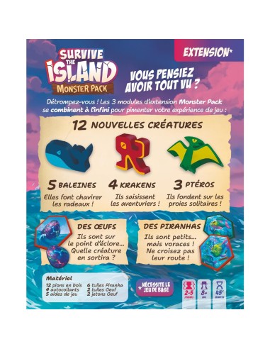 Survive The Island - Monster Pack Fr - Zygomatic