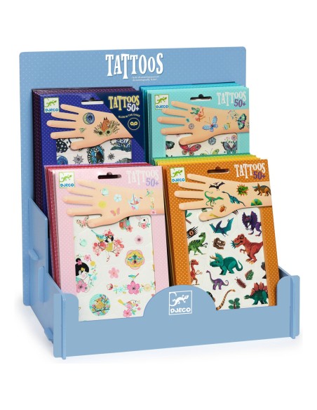 Présentoir 2 niveaux Tattoos - Djeco