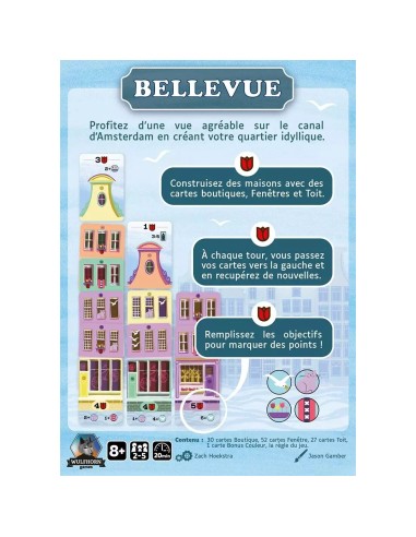 Bellevue - Jeu de Société - Jeu de Cartes - Gigamic