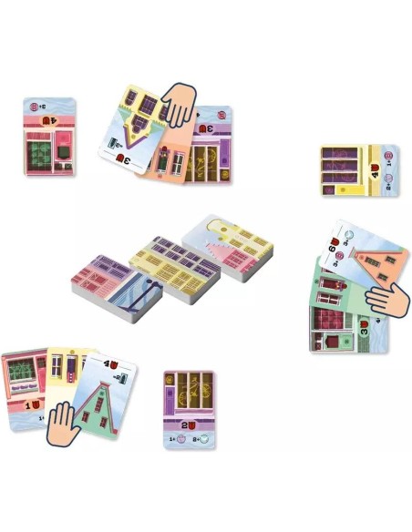 Bellevue - Jeu de Société - Jeu de Cartes - Gigamic