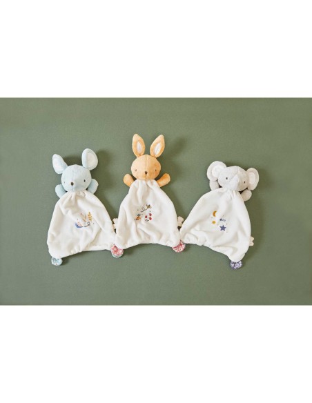 Coffret cadeau grossesse et bébé, bola et doudou sonore éléphant - Kaloo