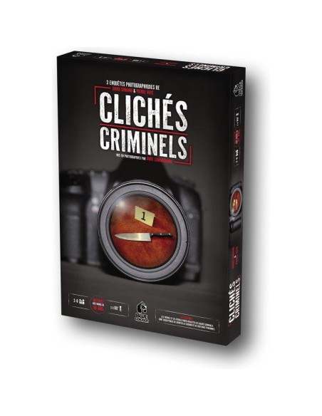 Clichés Criminels - Jeu de Société - Jeu d'Enquêtes - Blue Cocker