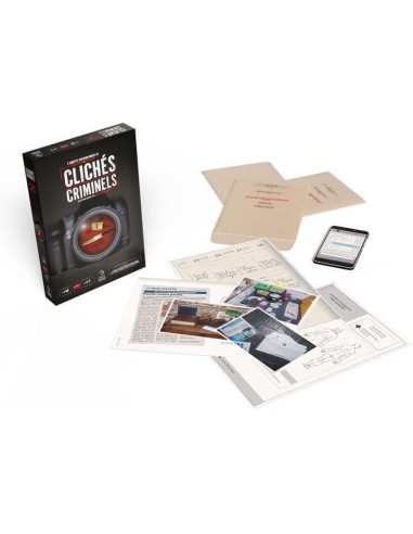 Clichés Criminels - Jeu de Société - Jeu d'Enquêtes - Blue Cocker