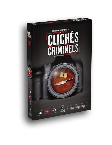 Clichés Criminels - Jeu de Société - Jeu d'Enquêtes - Blue Cocker