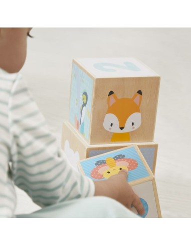 Pyramide en bois Pure - Jouet à empiler - Janod