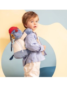 Sac à dos doux Jules le chien - Bagagerie enfant - Lilliputiens 2
