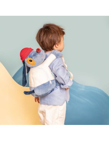 Sac à dos doux Jules le chien - Bagagerie enfant - Lilliputiens