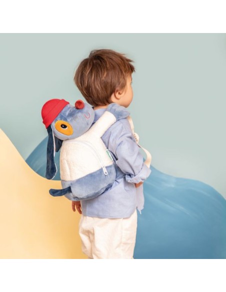 Sac à dos doux Jules le chien - Bagagerie enfant - Lilliputiens