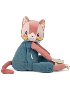 Sac à dos doux Jeanne le chat - Bagagerie enfant - Lilliputiens