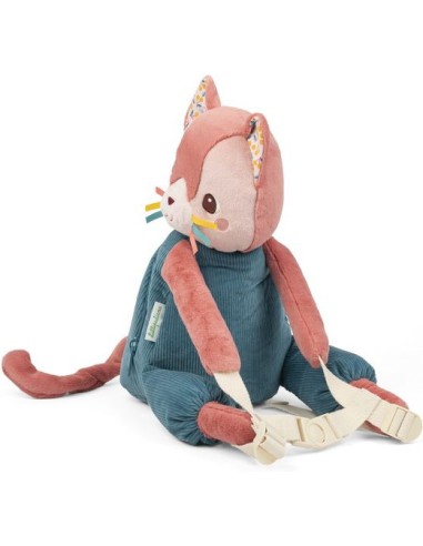 Sac à dos doux Jeanne le chat - Bagagerie enfant - Lilliputiens