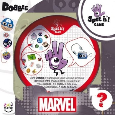 Jeux de rapidité Dobble Marvel - Asmodee