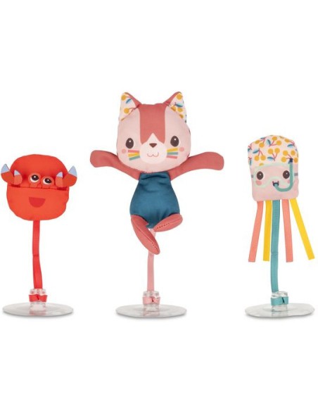 Jeanne 3 personnages de bain ventouses - Lilliputiens