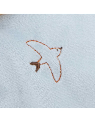 Doudou ours bleu pour bébé avec nœuds, cadeau de naissance - Kaloo