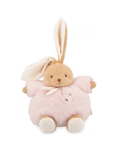 Lapin en peluche Patapouf rose pour bébé, 25 cm - Peluche lapin - Kaloo