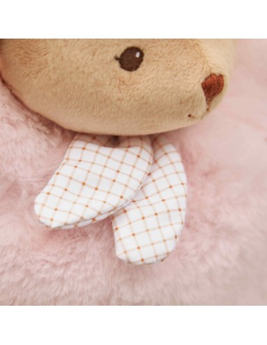 Lapin en peluche Patapouf rose pour bébé, 17 cm - Peluche lapin - Kaloo