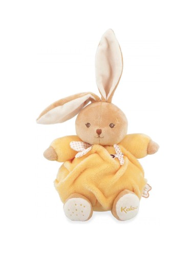 Lapin en peluche Patapouf jaune pour bébé, 17 cm - Peluche lapin - Kaloo
