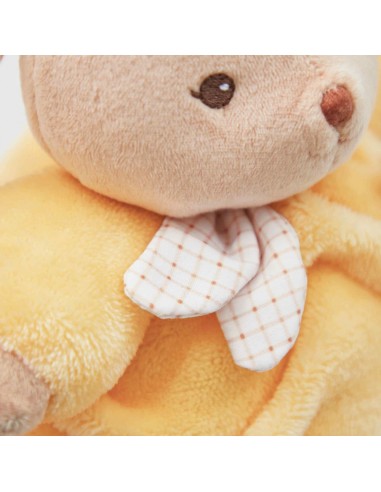 Lapin en peluche Patapouf jaune pour bébé, 17 cm - Peluche lapin - Kaloo