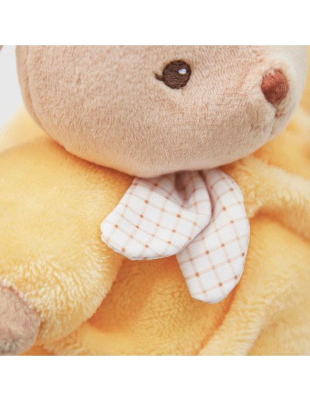 Lapin en peluche Patapouf jaune pour bébé, 17 cm - Peluche lapin - Kaloo