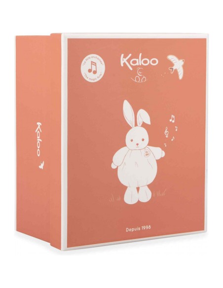 Peluche musicale lapin pour bébé, naissance - Patapouf bordeaux - Kaloo