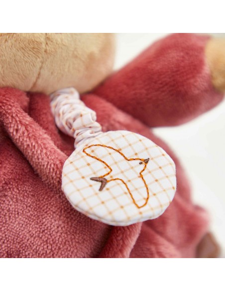 Peluche musicale lapin pour bébé, naissance - Patapouf bordeaux - Kaloo