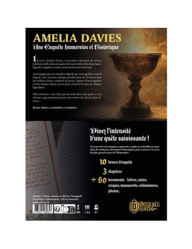 Amelia Davies - La Quete Du Graal - Unsolved Enigmas