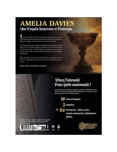 Amelia Davies - La Quete Du Graal - Unsolved Enigmas